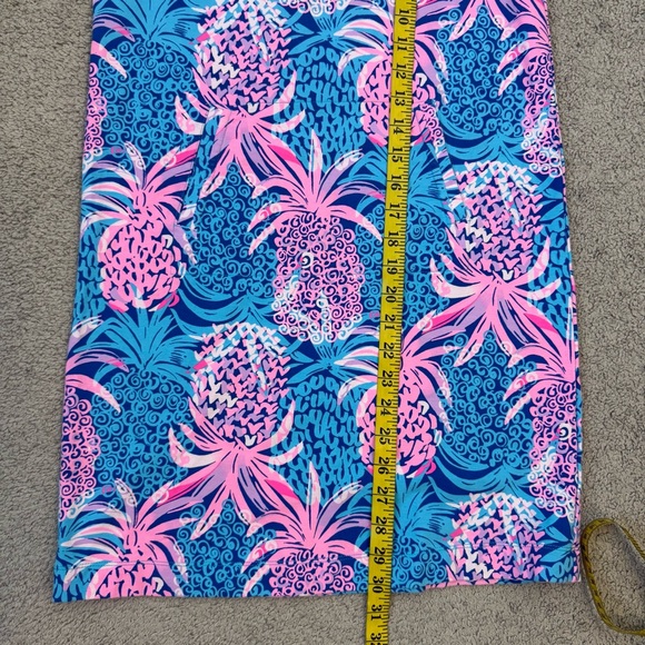 Lilly Pulitzer Little Skipper Ruffle Dress Borealis Blue Tropic Down Low XL - Picture 8 of 8
